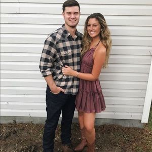 Super casual/comfy/fun plumish colored fdress